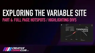 The Variable Part 6: Full Page Hotspots / Highlighting Divs
