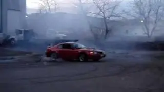 mustang donuts & burnouts