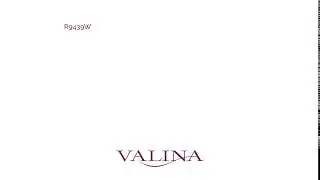 14K White Gold Diamond Halo Engagement Ring by Valina - R9439W