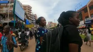 4K  Down Town Kampala Walk | Busiest Streets