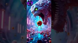 Candy Monster BITE Caught on Camera! 🍭💀 | Unreal 3D Animation