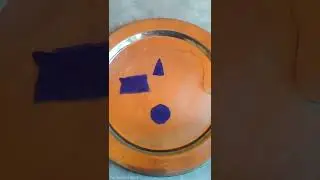 Floating ink magic trick | How to make ink float on water | #shorts #THHE