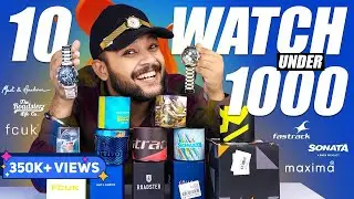 🔥 10 Best Budget Men Watches Haul Under 1000 | Myntra Fastrack Watch Review 2025 | ONE CHANCE