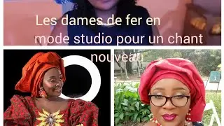 CARINE PALA, MAMAN MBUDI ET CHOCO LINDA EN MODE STUDIO. NKUNGA ARRIVE. 