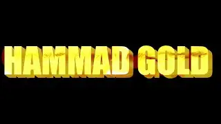 How to create A Golden 3D Text IN Photoshop