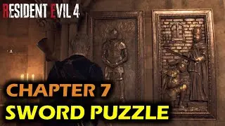 Sword Puzzle | Chapter 7: Castle Treasury | Resident Evil 4 Remake