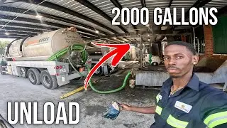 unload 2000 GALLONS of cooking oil with me...