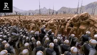 16.000 Dwarf Swordsman vs 16.000 Monsters- Ultimate Epic Battle Simulator 2- UEBS 2