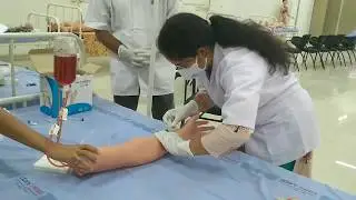 Venous cannulation and IV drip/Skill Lab/DOAP Session/CBME Pharmacology(PH2.3)/GAIMS,Bhuj