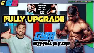 I fully upgraded my Gym with All High Equipment | upgraded Fully Gym by Gaming Crush | Gym Simulator