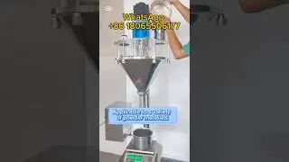 Automatic Servo Motor Auger Screw Wheat Flour Powder Filling Machine #powderfillingmachine #powder