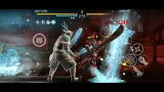 Shadow Fight 3: Celestial Konung Lv4 (without weapon special move) vs Dragon Ancestor (Hard)