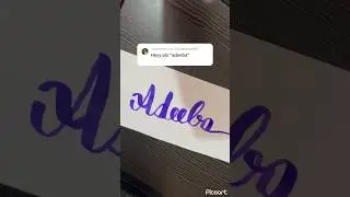 #Adeeba#name lettering ☺️✨🌈