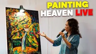 Prophetic Artist Paints Heaven LIVE at Heaven Encounters 2025 Conference | San Diego