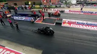 Jianna Evaristo Career Fastest Pass, Matt Smith, Pro Stock Motorcycle, Qualifying Rnd 2, Mission Foo