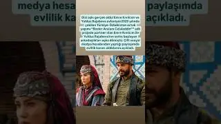 Dizi aşkı ger&ccedil;ek oldu! Emre Kıvılcım ve Yulduz Rajabova evleniyor