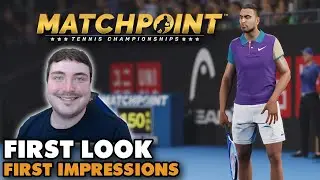 BRAND NEW TENNIS GAME! | Matchpoint: Tennis Championships DEMO | First Look & First Impressions