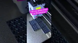 Можете угадать, что я печатаю на 3D-принтере? 👀 #3DPrinting #3DPrint #MakerTok #3DPrinter #Printing