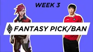 Pick Ban Preview || Fantasy LCS Week 3