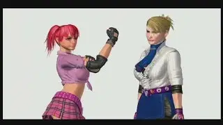 Rumble Roses Candy Cane vs Miss Spencer street fight XBOX 360