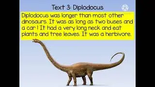 YEAR 4:MODULE 8: AMAZING ANIMALS: DINOSAURS