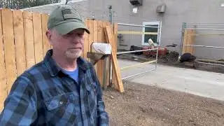 How I Added Cedar Pickets to a chain-link fence.￼