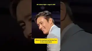 Her reaction when she saw Lee Byung-hun 😂 #Leebyunghun #leeyoungji  #kculture