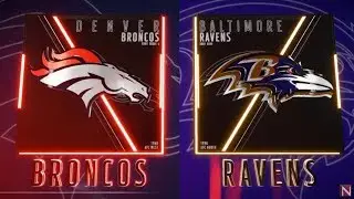 Denver Broncos vs Baltimore ravens Madden 19 Full Game Simulation Nation