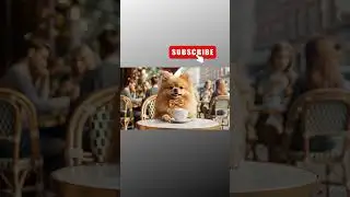 This dog has a luxury caf&eacute; routine 🐶☕