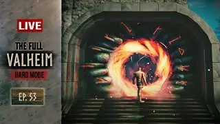 Ep. 53 -  Stone Portal Hub & Junk - Valheim Full Playthrough Hard Mode