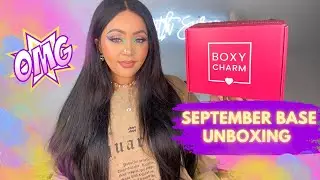 BOXYCHARM 2022 SEPTEMBER BASE UNBOXING &  TRY-ON ✨ MAKEUP LOOK TUTORIAL ❤️