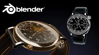 Modeling a Longines Watch in Blender