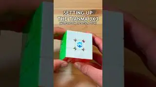 SETTING UP A MORETRY TIANMA #shorts #speedcubing #setup