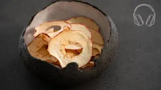 Crispy Apple Chips | ASMR Cooking Sounds