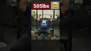505 Pounds Over Head Press!