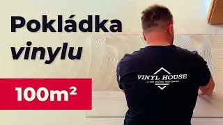 Pokl&aacute;dka vinylov&eacute; podlahy v rodinn&eacute;m domě - VINYL HOUSE