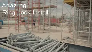 Amazing The Ring lock Scaffolding System Installation!