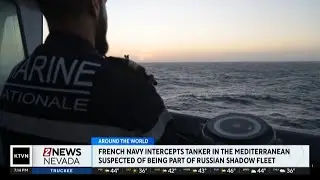 French navy intercepts oil tanker in the Mediterranean