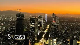 Departamento en Venta Be Grand Reforma, Piso 44,  3 recamaras, balcon