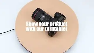 MUST HAVE IN YOUR PHOTOSTUDIO AND YOUR SMALL BUSSINESS - Flyrivergo Photography Turntable 16.5inch