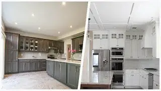 75 Coffered Ceiling Kitchen With Multicolored Countertops Design Ideas You'll Love ⭐️