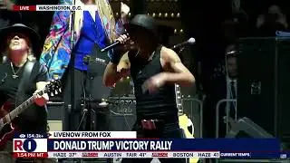 Kid Rock sings Lets Go Brandon (We the People) at Victory Rally for President Donald Trump
