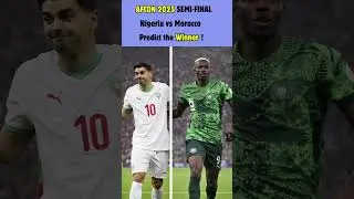 Nigeria vs Morocco in AFCON 2025 SEMI FINAL #afcon #nigeria #morocco