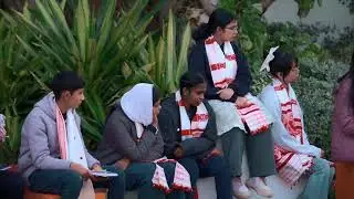 CM watches live telecast of Hon.PM's 'Pariksha Pe Charcha' from Anand Niketan school, Gandhinagar