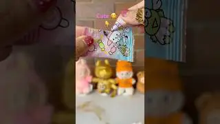 Sanrio mini blind bags opening 💜💖 #cute #blindbag #satisfying #unboxing #shorts