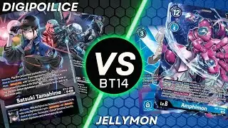 Digimon TCG [BT14] D-Brigade VS Jellymon