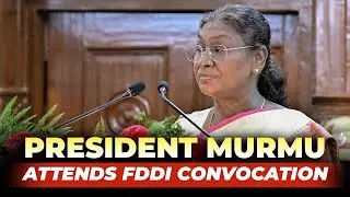 LIVE: President Droupadi Murmu, Union Minister Piyush Goyal attend FDDI Convocation|New Delhi |India
