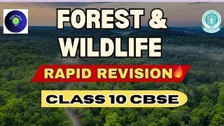 🔥 Rapid Revision || “Forest & Wildlife in 15 mins” || with PYQ