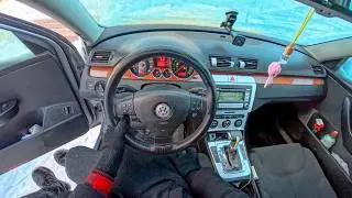 Test-Drive on a Volkswagen Passat B6 (2007) 3.2 VR6 (250 hp) - VAG German Premium Car - POV Drive
