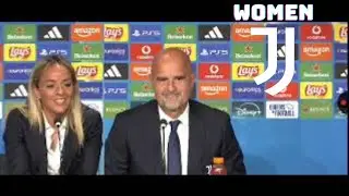 JUVENTUS WOMEN - Benfica / UWCL / Conferenza stampa di Canzi e Rosucci